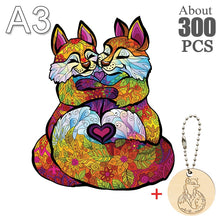 Load image into Gallery viewer, Unique Wood´n Animals Puzzle for Adults and Kids