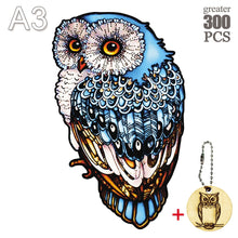 Load image into Gallery viewer, Unique Wood´n Animals Puzzle for Adults and Kids