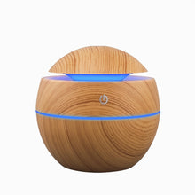 Load image into Gallery viewer, Wood Air Aroma Diffuser 130ML Ultrasonic for Essential Oil Aromatherapy