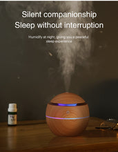 Load image into Gallery viewer, Wood Air Aroma Diffuser 130ML Ultrasonic for Essential Oil Aromatherapy