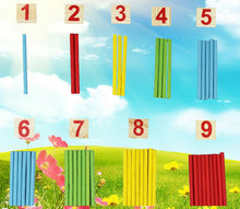 Load image into Gallery viewer, LUCKY KIDS Montessori  Wood´n countingsticks